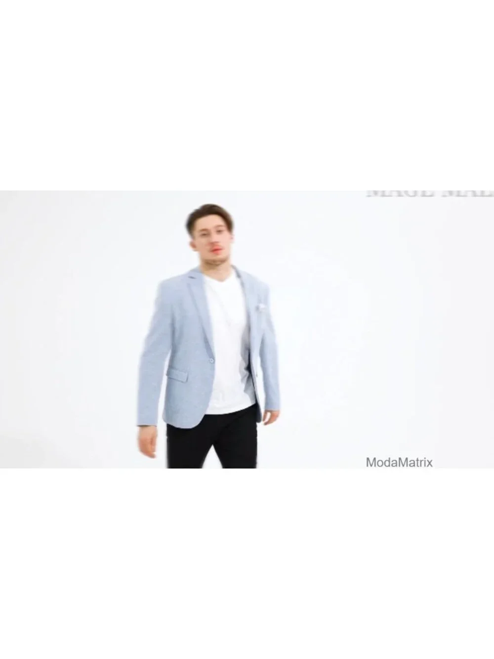 Slim Fit Lightweight Men's Sport Coat Blazer One Button Notch Lapel